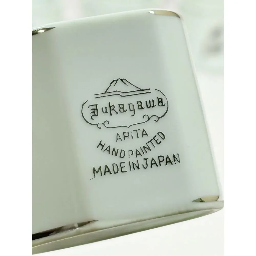 Fukagawa Arita Napkin Rings|Holders ~ Set of 8